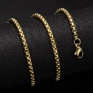 M Men Style 2.5mm Silver Stainless Steel