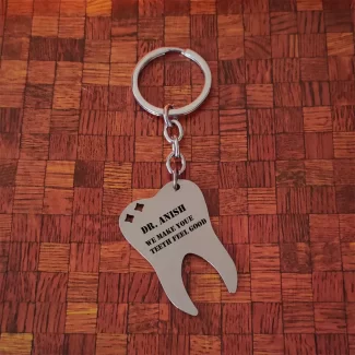 Personalized Gift For Dental doctors Keychain