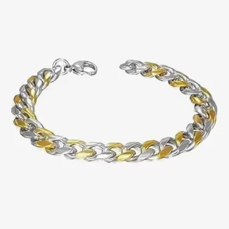 Dual Tone Link Bracelet