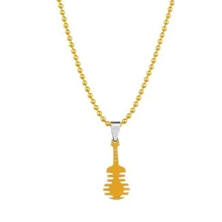 Rock Electric Guitar Music Player Necklace Gift
