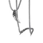 Biker Horn Necklace Gift