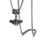 Mythology Ram Thor's Hammer Men Necklace Gift