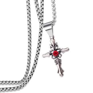 Lord Jesus Cross Necklace Gift
