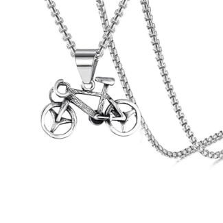 Biker Bicycle Charm Bike Sports Necklace Gift