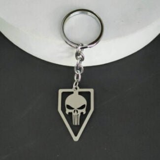 Bikers Keychain Punisher Skull Gift Keyring