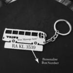 Customized Bus Keychain Gift