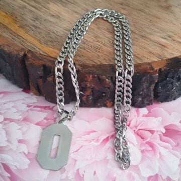 Jersey Number 0-9 Necklace Personalized Stainless Steel Inspiration Pendant Jewelry Sports Fan Gift 0 link Chain