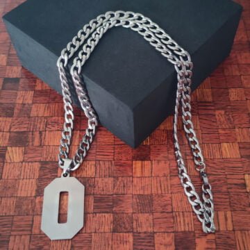 Jersey Number 0-9 Necklace Personalized Steel Inspiration Pendant Jewelry for Sports Fan Gift 0 link Chain