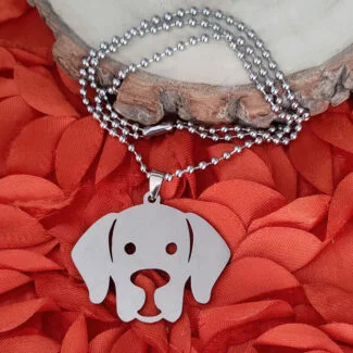 Dog Face Necklace Animal Gift