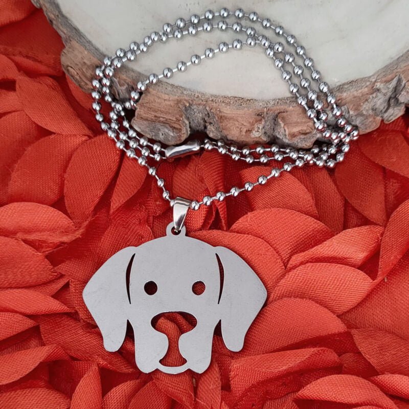 Dog Face Necklace Animal Gift Dog Face Necklace Animal Gift