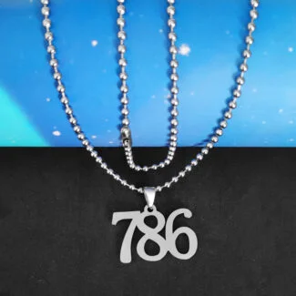 Allah Barkat Lucky No. 786 Muslim Jewelry Gift