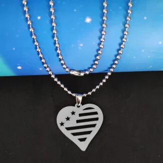 Star Love Heart Shape Necklace Gift