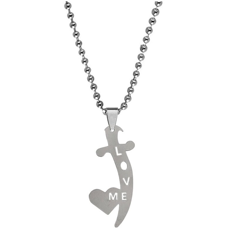 Heart Shape Love Me Sword Necklace Heart Shape Love Me Sword Necklace