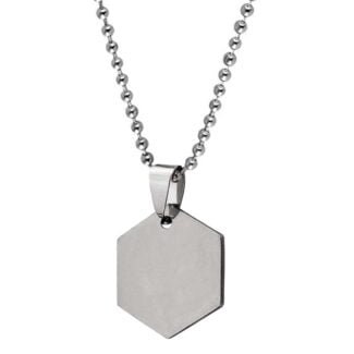 Geometric Hexagon Necklace Gift