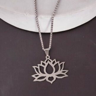 Valentine Gift Lotus Necklace Gift