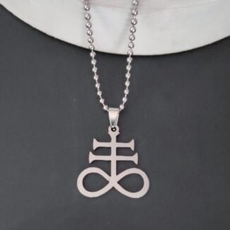 Cross Occult Satanic Necklace Gift