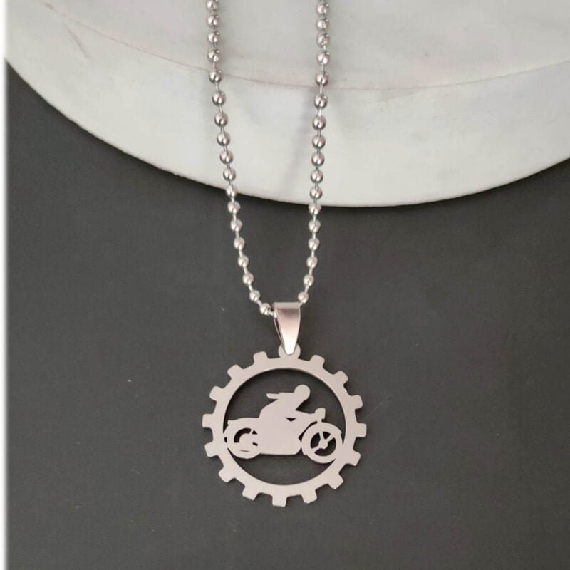 Bike Riding Bikers Necklace Gift Bike Riding Bikers Necklace Gift