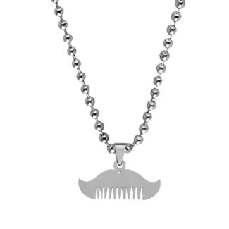 Men's Fancy Mustache Necklace
