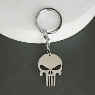 Punisher Skull Keychain