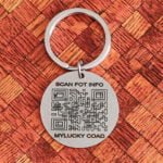 Personalized QR Code Keychain Gift