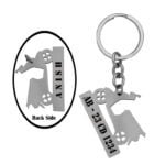 Personalized Motorbike Keychain With Custom Message Gift