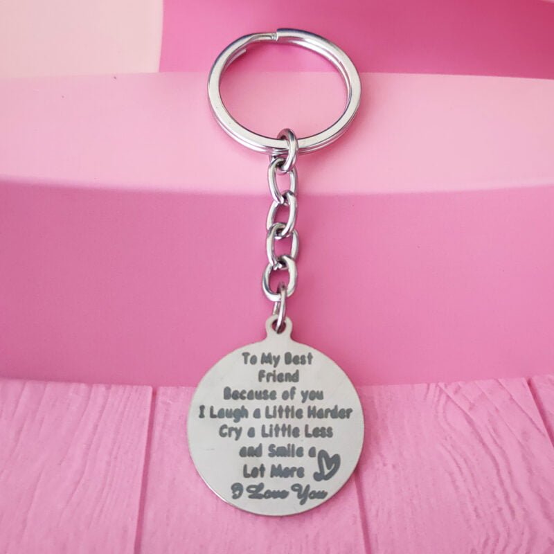 Friendship Gift Best Friend Keychain