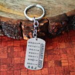 Personalized Calendar Keychain Gift