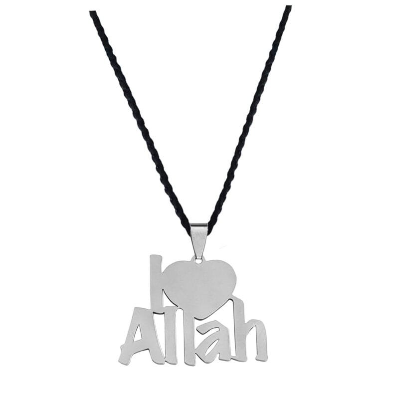 I Love Allah Islamic Muslim Jewelry Gift