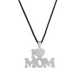 I Love Mom Pendant Gift 