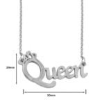 Valentine Gift Queen Locket Pendant Necklace