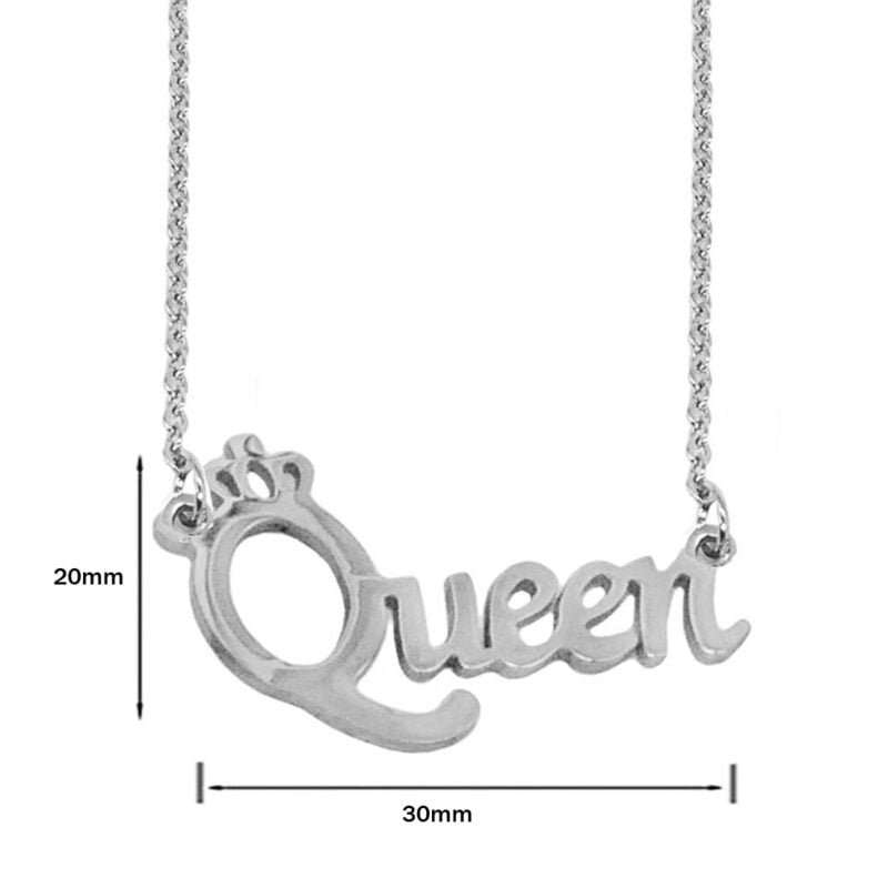 Valentine Gift Queen Locket Pendant Necklace