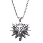 Men's Norse Mythology Wolf Necklace Animal Gift