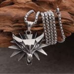 Men’s Norse Mythology Wolf Necklace Animal Gift