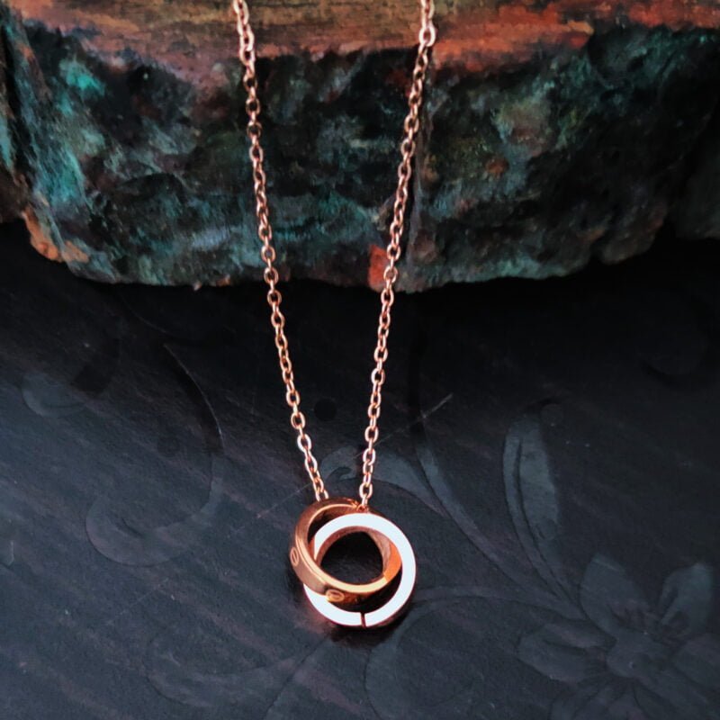 Duel Ring Necklace Gift