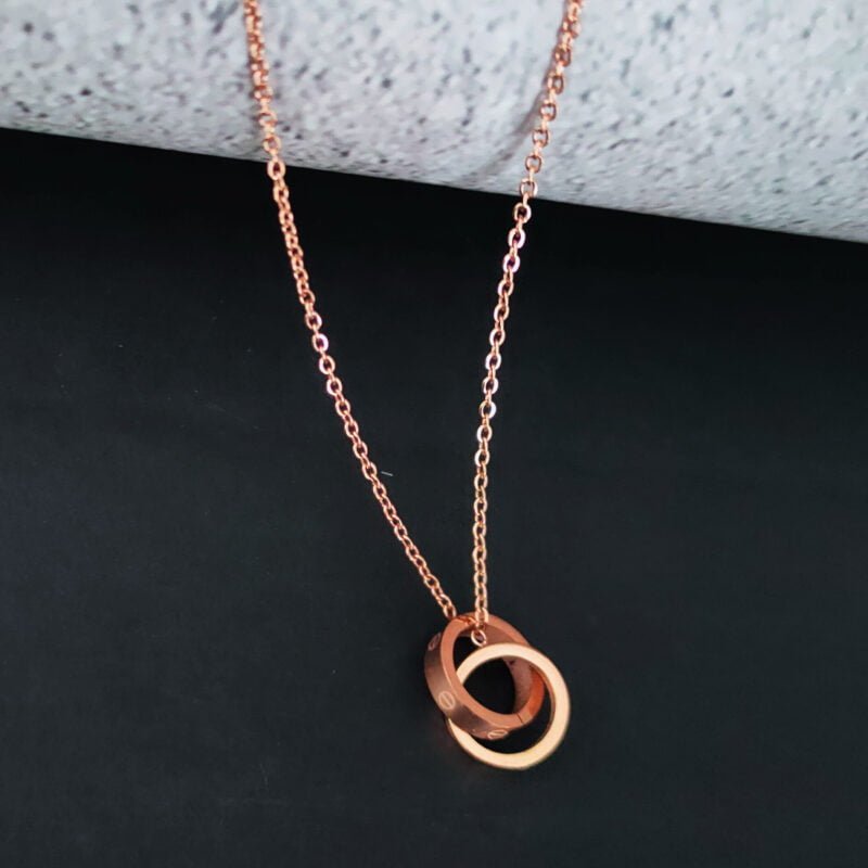 Duel Ring Necklace Gift