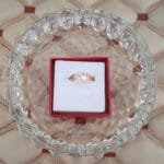 Sparkling Heart Adjustable Rings