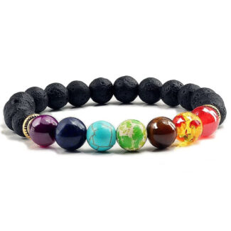 Healing Energy Stone Beads Crystal Bracelet