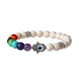 Healing Energy Stone Beads Bracelet Multicolour Gift