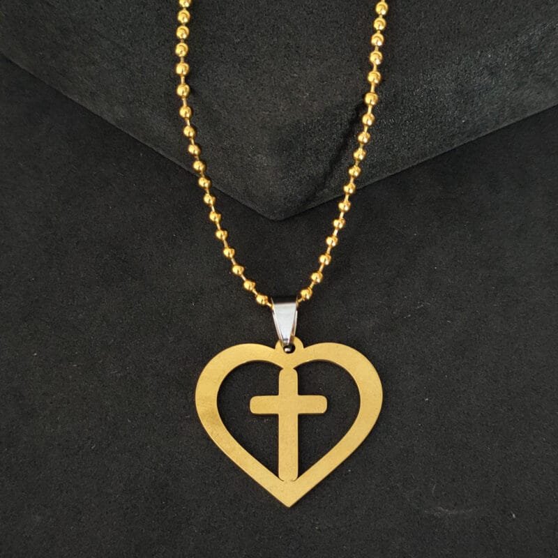Gold Cross Necklace Gift Gold Cross Necklace Gift