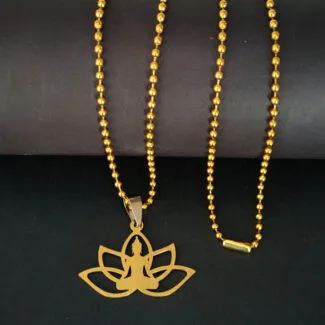 Lotus Buddha Necklace Gift