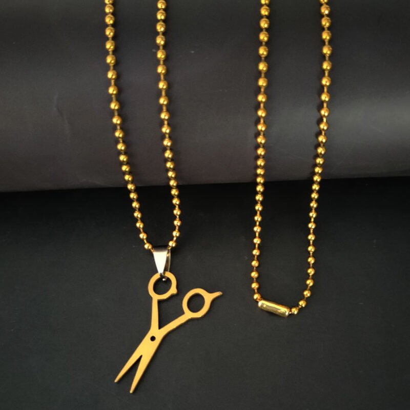 Scissors Charm Necklace Gift