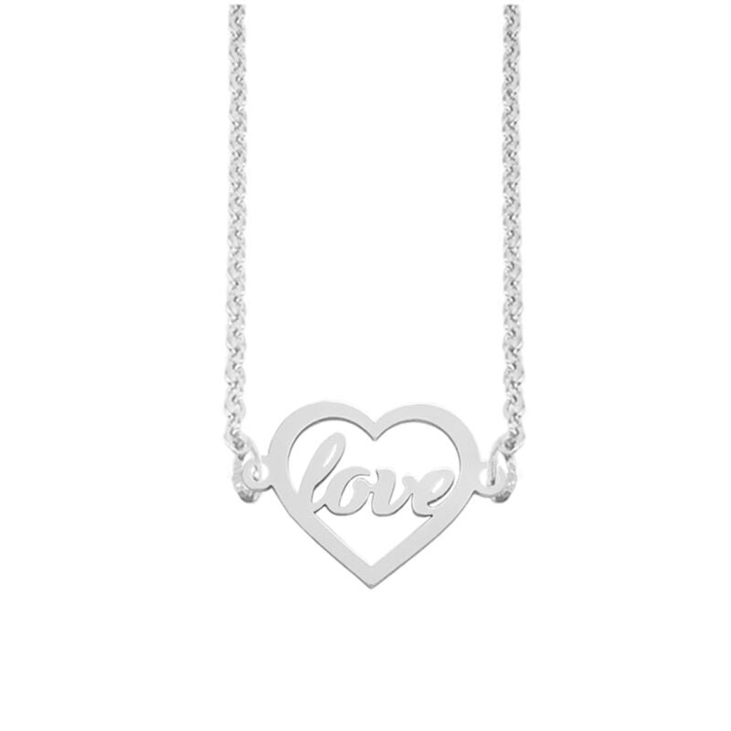 Love Heart Necklace Gift