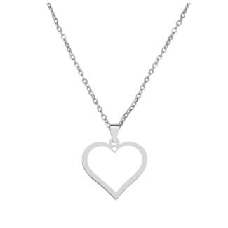 Open Heart Necklace Gift
