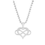 Infinity Heart Necklace Gift