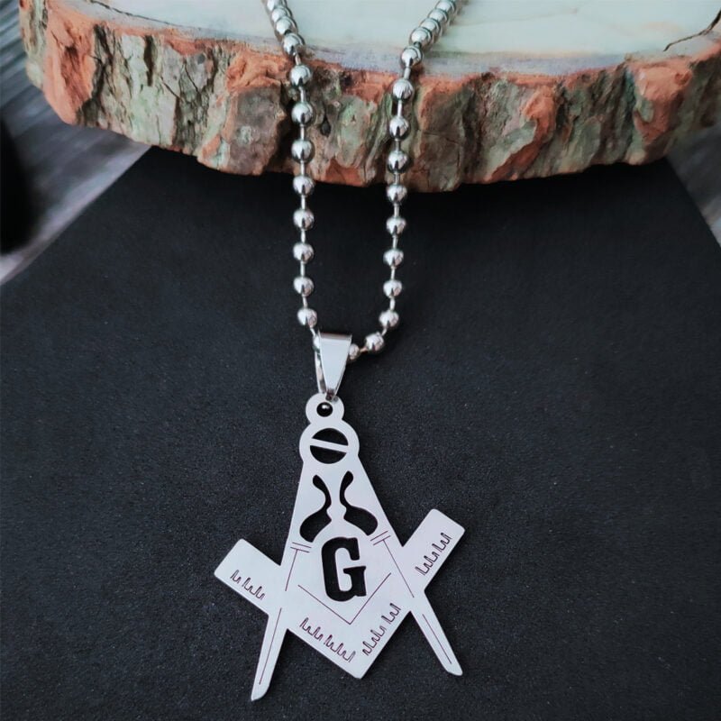 Stain Masonic G Freemason Necklace Gift Stain Masonic G Freemason Necklace Gift