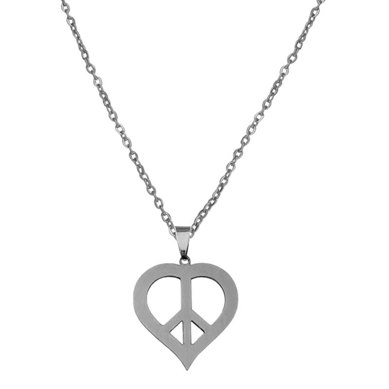 Peace Sign Symbol Necklace Gift Peace Sign Symbol Necklace Gift
