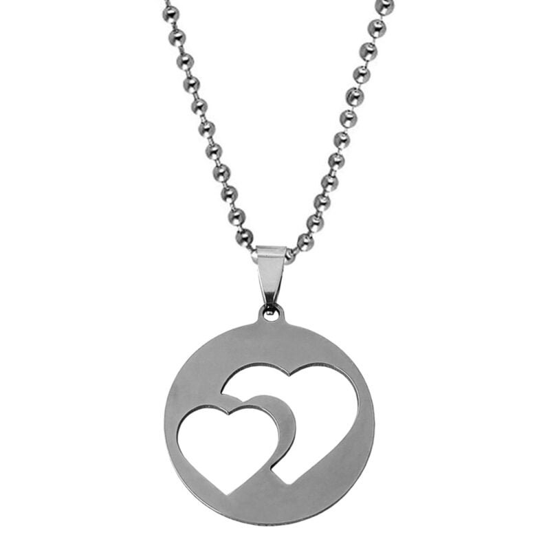Double Heart Necklace Gift