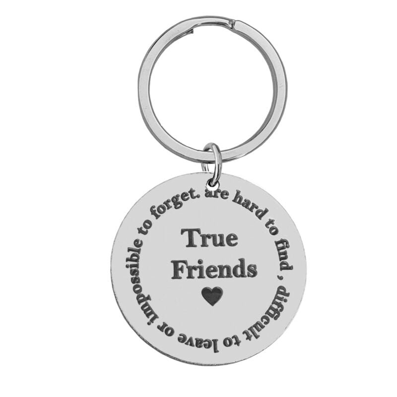 True Friends Keychain Gift