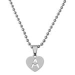 Initial A Alphabet Necklace Gift