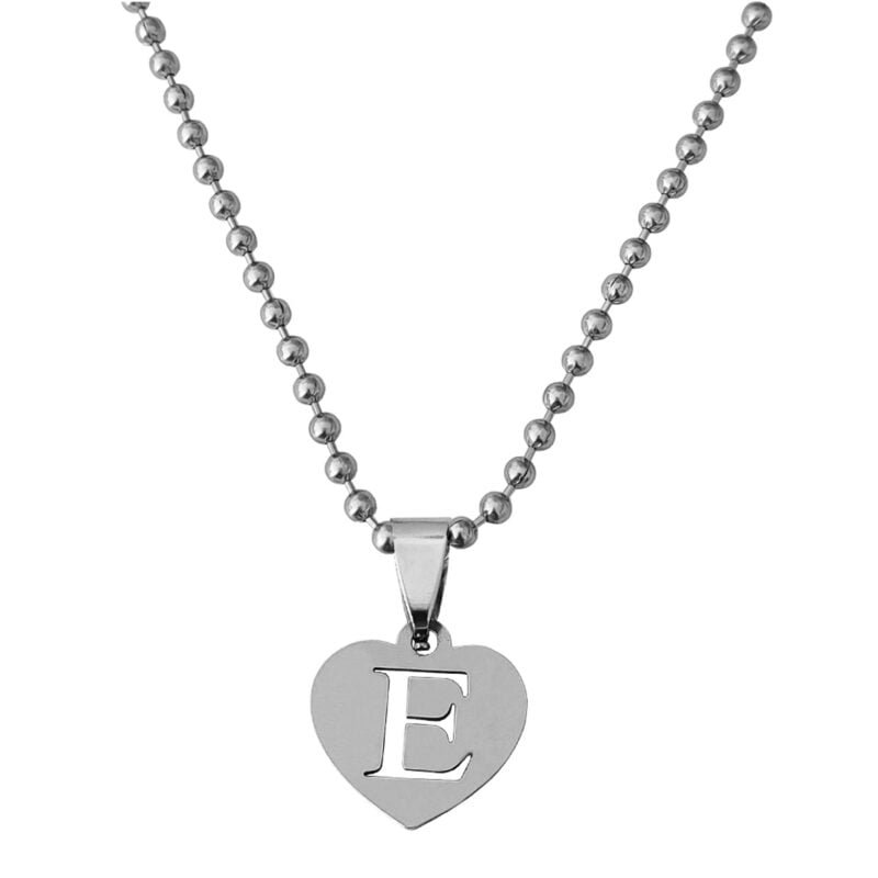 Initial E Alphabet Necklace Gift